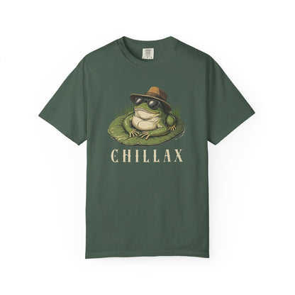 Funny Frog T-Shirt Retro Vibes Froggy Meme Shirt Vintage Frog And Toad Aesthetic Frog Lover Gift For Her Birthday Viral Trendy Shirt T-Shirt Printify Blue Spruce S
