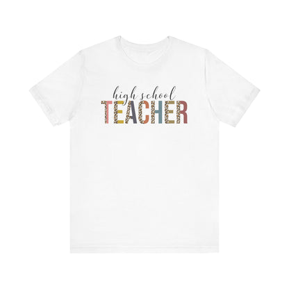 Cute Teacher TShirt Gift, Education Tee, Elementary School Teacher Appreciation, Funny Back To School Shirt, Teacher T-Shirt, Teacher Tee T-Shirt Printify White XS 