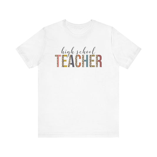 Cute Teacher TShirt Gift, Education Tee, Elementary School Teacher Appreciation, Funny Back To School Shirt, Teacher T-Shirt, Teacher Tee T-Shirt Printify White XS 