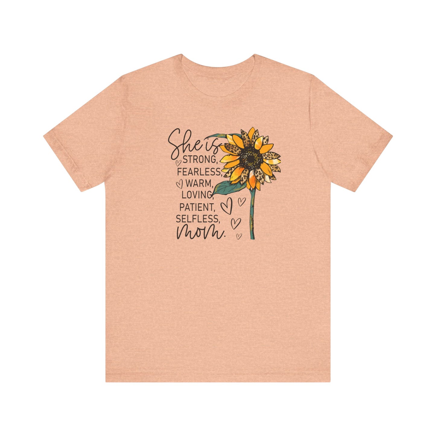 Gift for Mom, Cool Mom Shirt, Mom Life, Best Mom Gifts, Step Mom Gift, Gift For Grandma, New Mom Shirt, Mother's Day Gift, Sports Mom T-Shirt Printify Heather Peach XS 