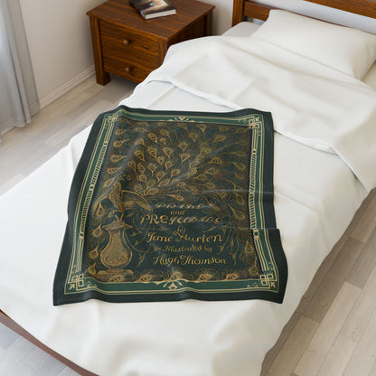 Jane Austen First Edition Literary Velveteen Blanket - Perfect for Book Lovers, Gifts for Sisters, Home Decor, Reading Nook, All Over Prints Printify