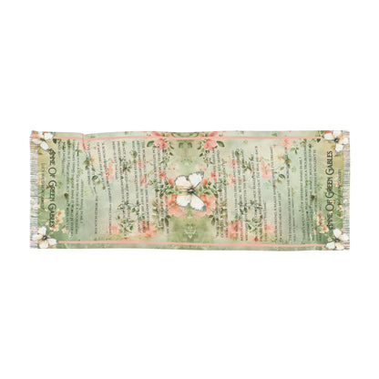 Anne Of Green Gables Scarf Quote Scarf Lucy Maud Montgomery Anne With an E Gift for Book Lover Reader Teacher Literary Gift for Mom BFF Gift All Over Prints Printify 27" × 71''