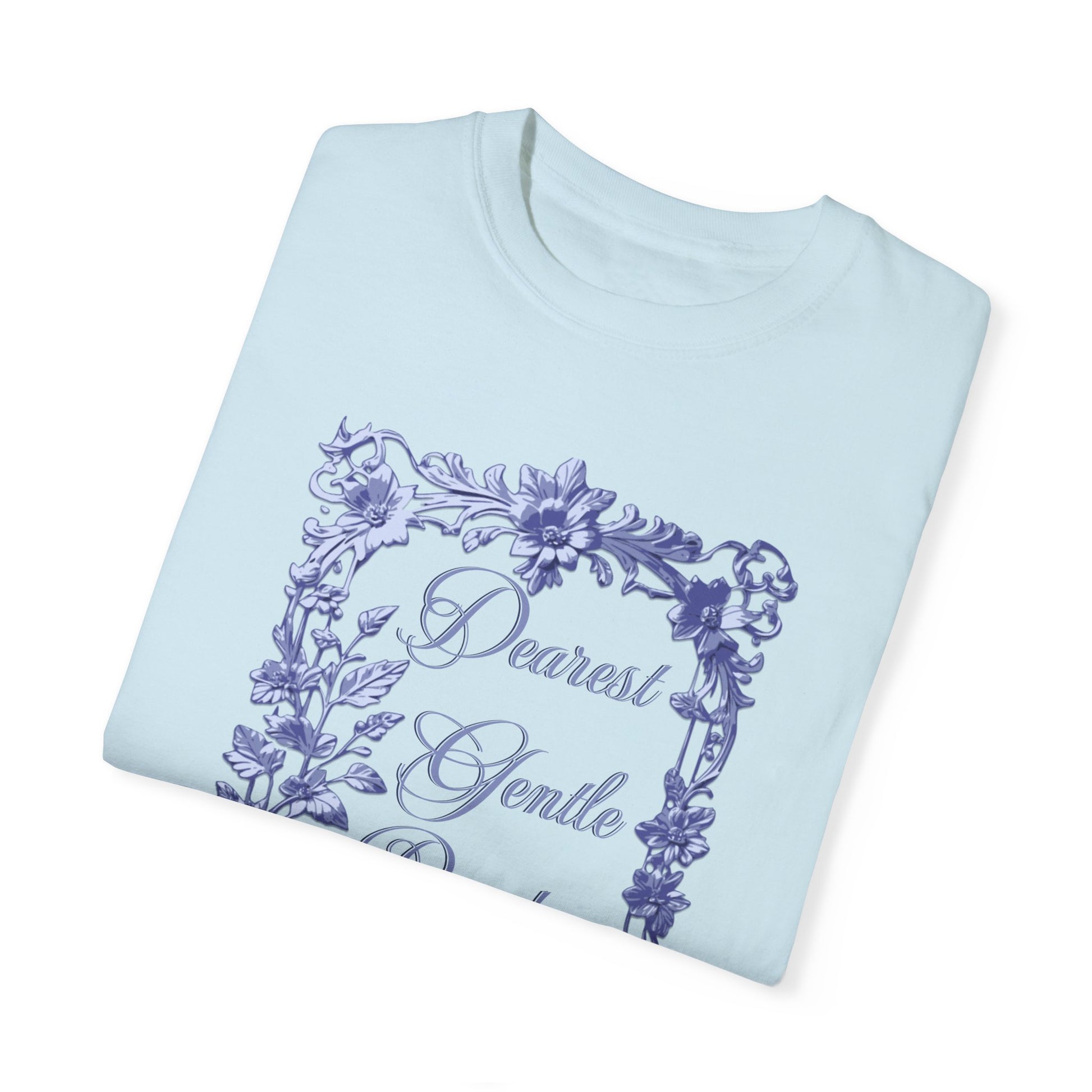 Dearest Gentle Reader Shirt Regency England Ton Society Papers Gift For Bridgeton Fan Historical Drama Romance Reader Gift Bookclub Gift T-Shirt Printify   