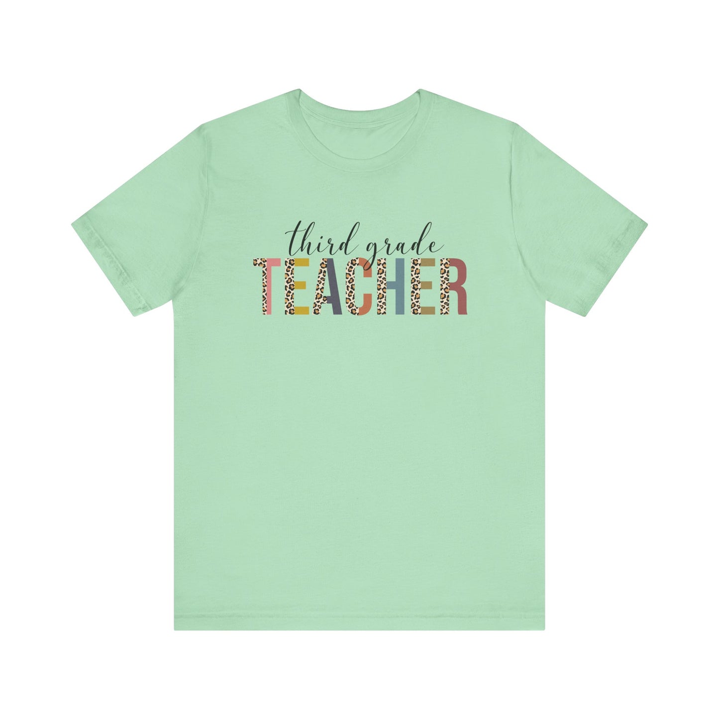 Cute Teacher TShirt Gift, Education Tee, Elementary School Teacher Appreciation, Funny Back To School Shirt, Teacher T-Shirt, Teacher Tee T-Shirt Printify Mint XS 