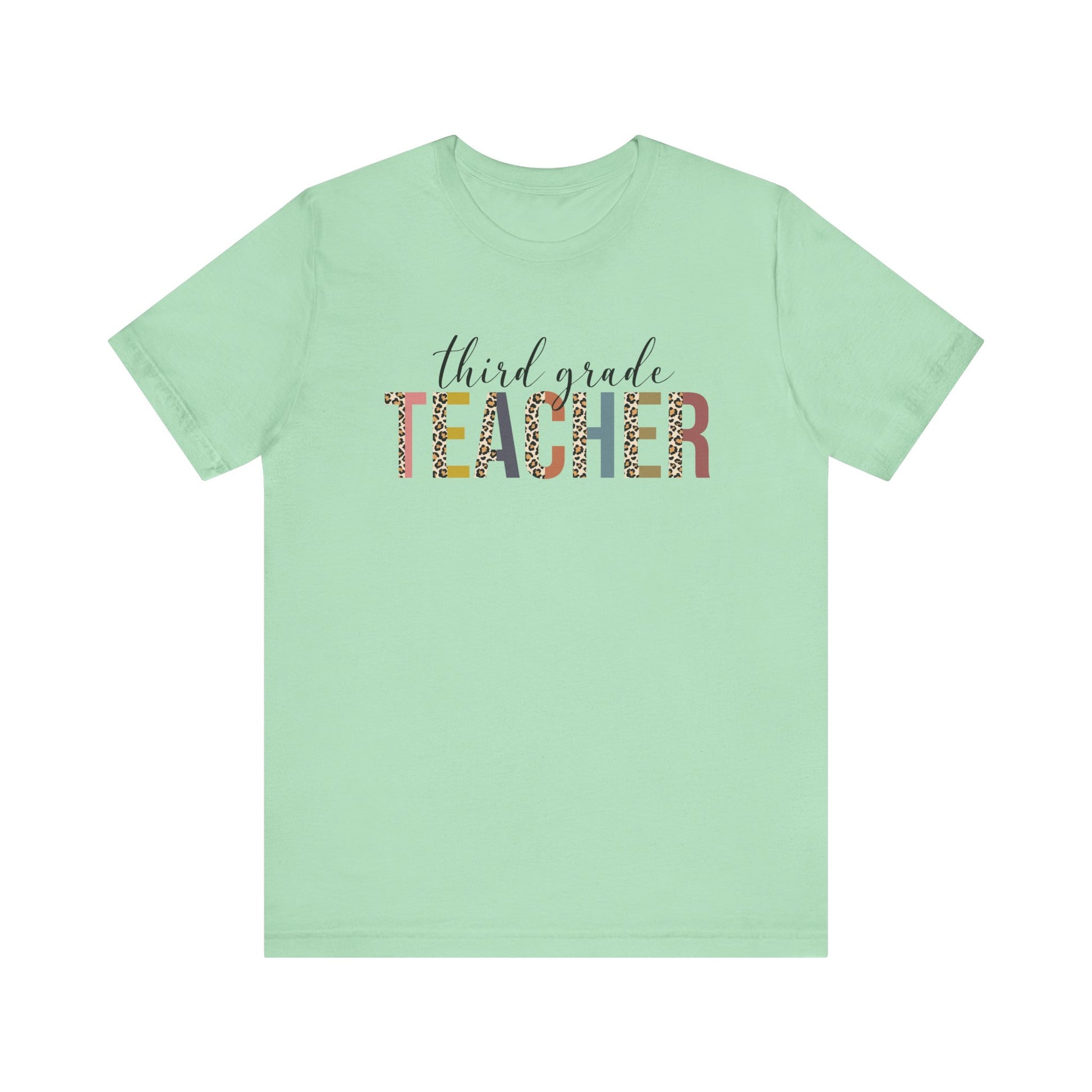 Cute Teacher TShirt Gift, Education Tee, Elementary School Teacher Appreciation, Funny Back To School Shirt, Teacher T-Shirt, Teacher Tee T-Shirt Printify Mint XS 