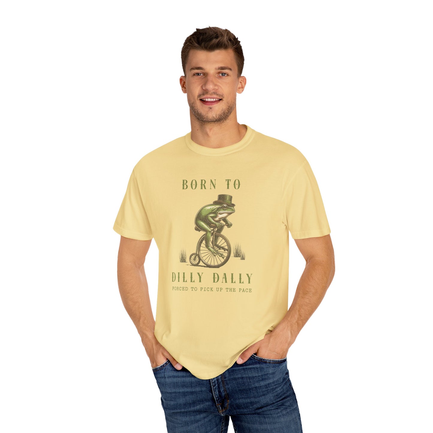 Dilly Dally Frog T-Shirt Retro Froggy Meme Shirt Vintage Frog And Toad Aesthetic Frog Lover Gift For Her Vibes Birthday Viral Trendy Shirt T-Shirt Printify