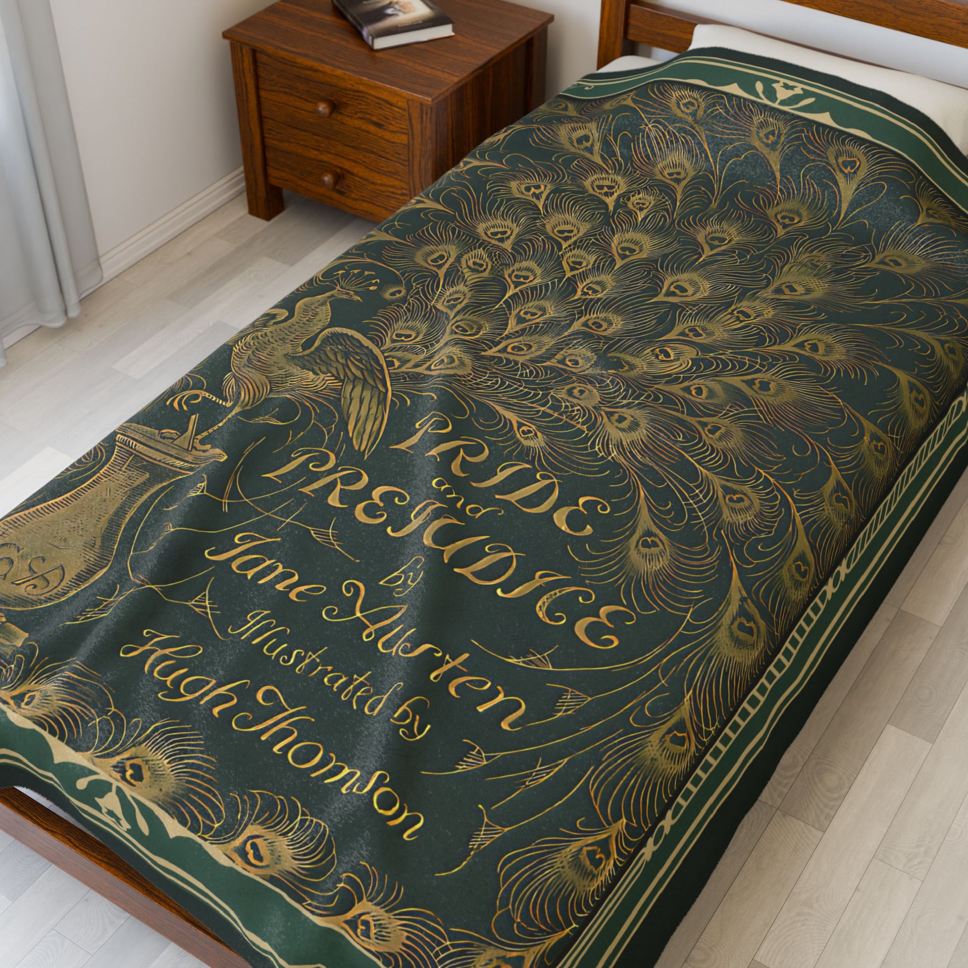 Jane Austen First Edition Literary Velveteen Blanket - Perfect for Book Lovers, Gifts for Sisters, Home Decor, Reading Nook, All Over Prints Printify