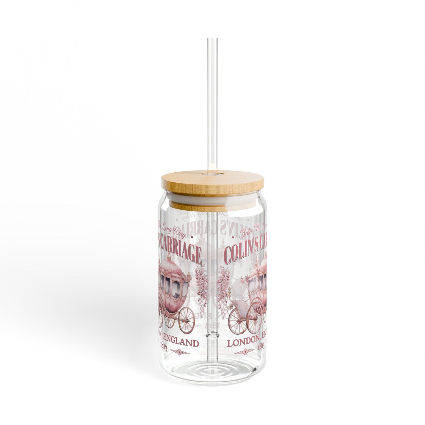 Colins Carriage Ride Sipper Glass Beer Can Tumbler Regency Lovers Gift For Colin Penelope Fan Historical Romance Reader Bookclub Gift BFF Mug Printify   