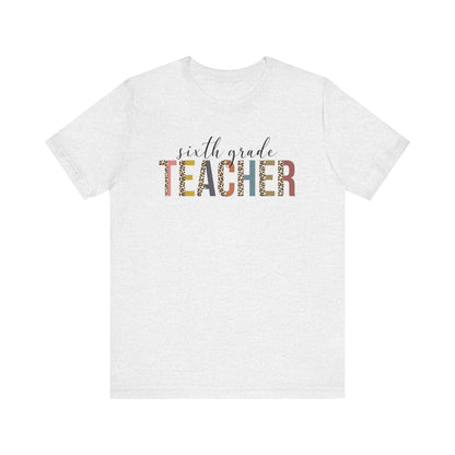 Cute Teacher TShirt Gift, Education Tee, Elementary School Teacher Appreciation, Funny Back To School Shirt, Teacher T-Shirt, Teacher Tee, T-Shirt Printify Ash XS 