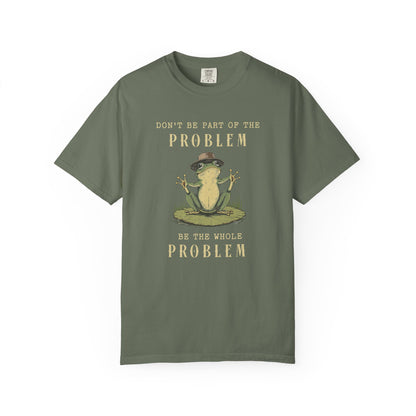 Funny Frog T-Shirt Retro Self Care Froggy Meme Shirt Vintage Frog And Toad Aesthetic Frog Lover Gift For Her Birthday Viral Trendy Shirt T-Shirt Printify Moss S