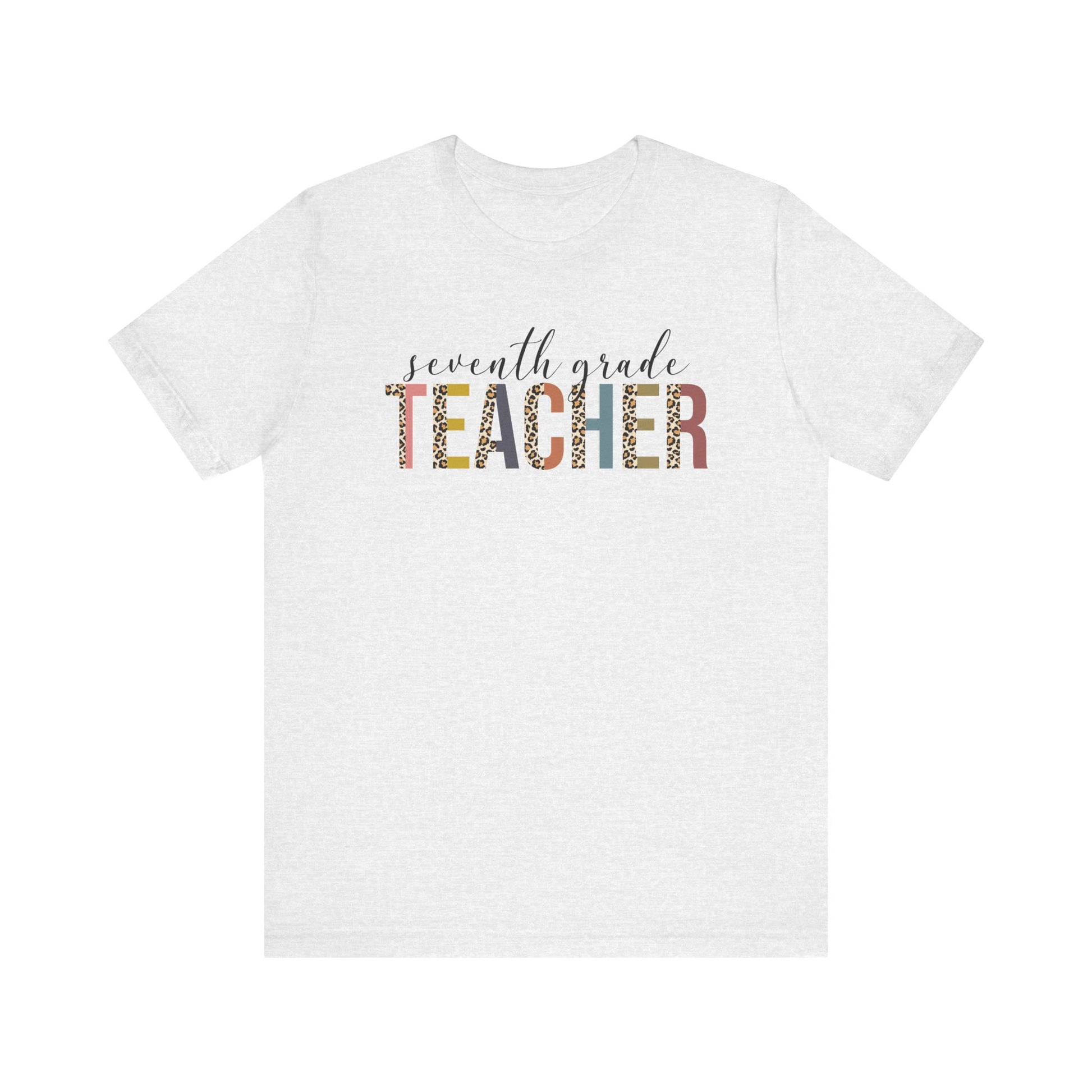 Cute Teacher TShirt Gift, Education Tee, Elementary School Teacher Appreciation, Funny Back To School Shirt, Teacher T-Shirt, Teacher Tee T-Shirt Printify Ash XS 