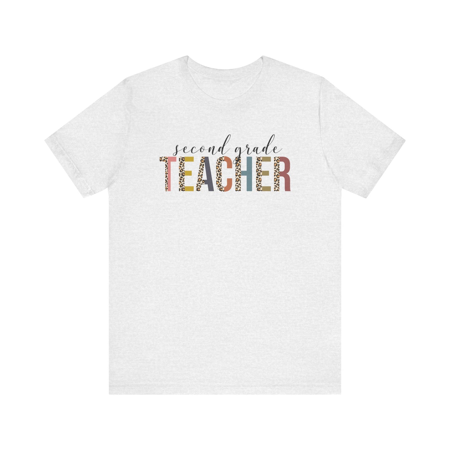 Cute Teacher TShirt Gift, Education Tee, Elementary School Teacher Appreciation, Funny Back To School Shirt, Teacher T-Shirt, Teacher Tee T-Shirt Printify Ash XS 