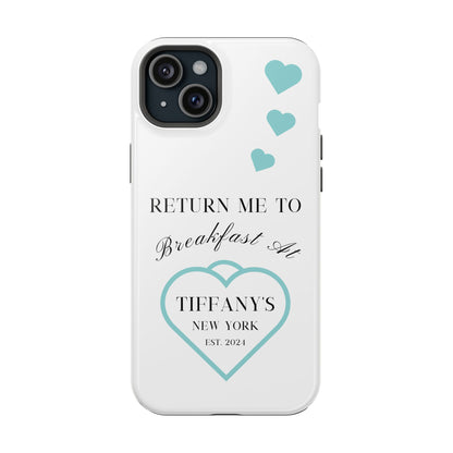 Breakfast at Tiffany's MagSafe Phone Case For Iphone Breakfast at Tiffanys Tough Phone Case Gift for Mom Audrey Hepburn Glamour I phone Case Phone Case Printify iPhone 15 Plus Glossy 