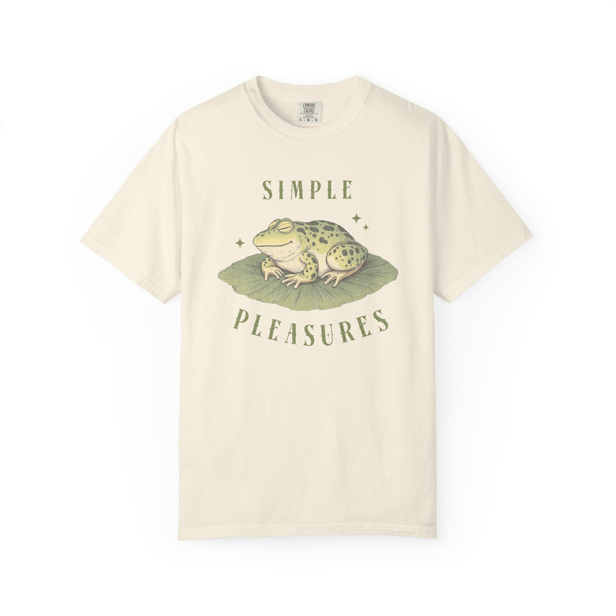 Funny Frog T-Shirt Retro Froggy Meme Shirt Vintage Frog And Toad Aesthetic Frog Lover Gift For Her Happy Vibes Birthday Viral Trendy Shirt T-Shirt Printify Ivory S