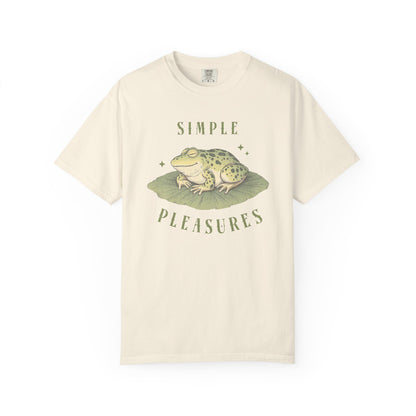 Funny Frog T-Shirt Retro Froggy Meme Shirt Vintage Frog And Toad Aesthetic Frog Lover Gift For Her Happy Vibes Birthday Viral Trendy Shirt T-Shirt Printify Ivory S
