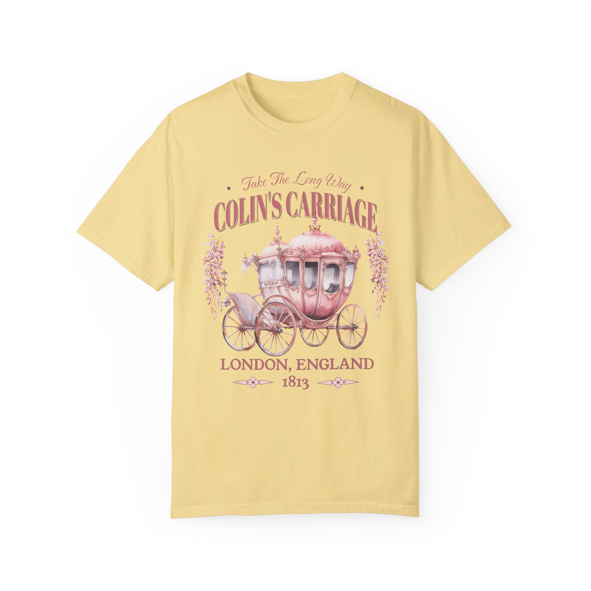 Colins Carriage Club Shirt Regency England Ton Society Gift For Book Lover Fan Historical Drama Penelope Romance Reader Gift Bookclub Gift T-Shirt Printify Butter S 