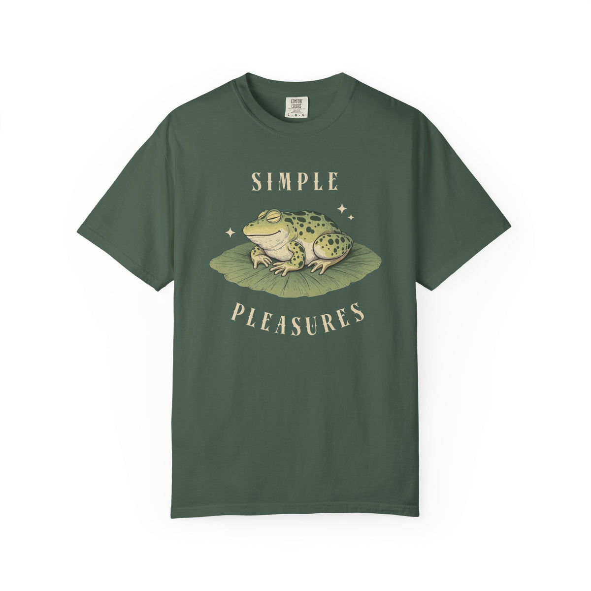 Funny Frog T-Shirt Retro Vibes Froggy Meme Shirt Vintage Frog And Toad Aesthetic Frog Lover Gift For Her Birthday Viral Trendy Shirt T-Shirt Printify Blue Spruce S