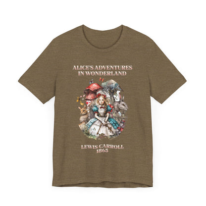 Unisex Jersey Short Sleeve Tee Alice in Wonderland T-Shirt Printify   