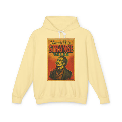 Vincent Price Vintage Strange Tales Hoodie, Unisex Lightweight Sweatshirt, Retro Graphic Outerwear, Gift for Readers, Fall Fashion Hoodie Printify S Butter