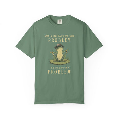 Funny Frog T-Shirt Retro Self Care Froggy Meme Shirt Vintage Frog And Toad Aesthetic Frog Lover Gift For Her Birthday Viral Trendy Shirt T-Shirt Printify Light Green S