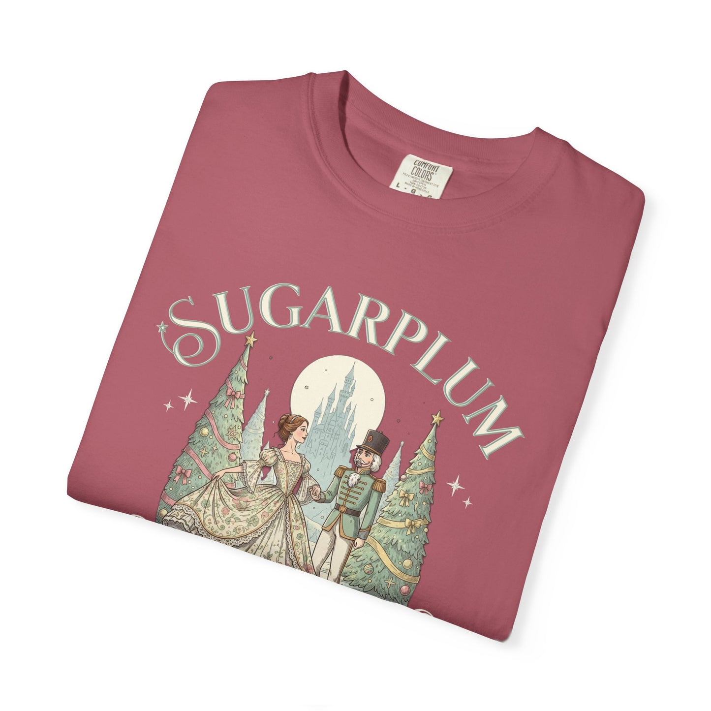 Nutcracker Ballet T-Shirt, Sugar Plum Fairy Christmas Tee, Holiday Dance Shirt, Coquette Pastel Christmas Gift