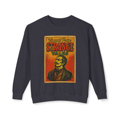 Vincent Price Vintage-Inspired Crewneck Sweatshirt - Perfect Gift for Book Lovers, Halloween, Casual Wear, Literary Enthusiasts, Cozy Layer Sweatshirt Printify Black S