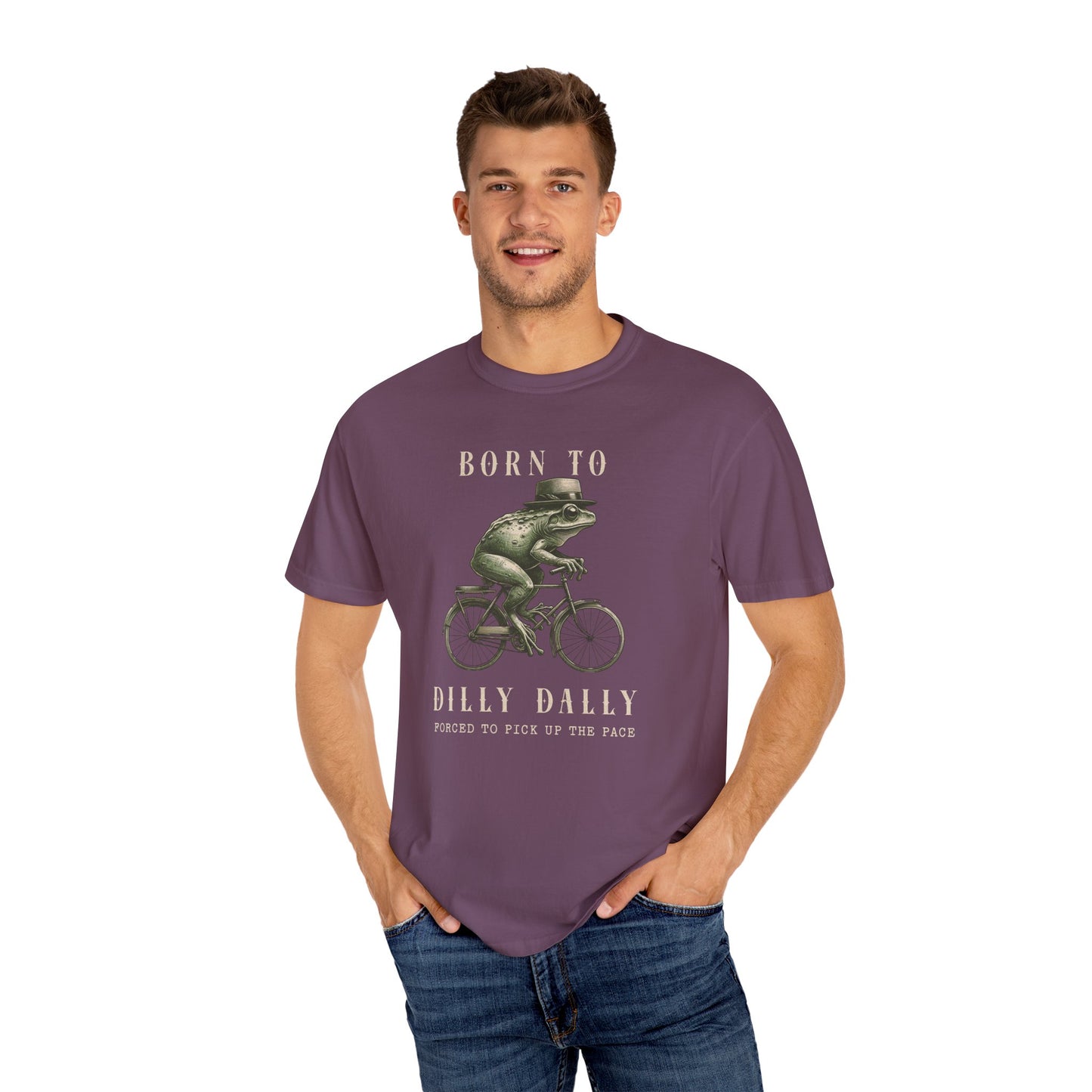 Dilly Dally Frog T-Shirt Retro Funny Froggy Meme Shirt Vintage Frog And Toad Aesthetic Frog Lover Gift For Her Birthday Viral Trendy Shirt