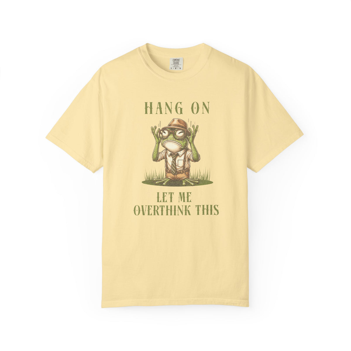 Funny Frog T-Shirt Retro Froggy Meme Shirt Vintage Frog And Toad Aesthetic Frog Lover Gift For Her Overthinking Birthday Viral Trendy Shirt T-Shirt Printify Banana S