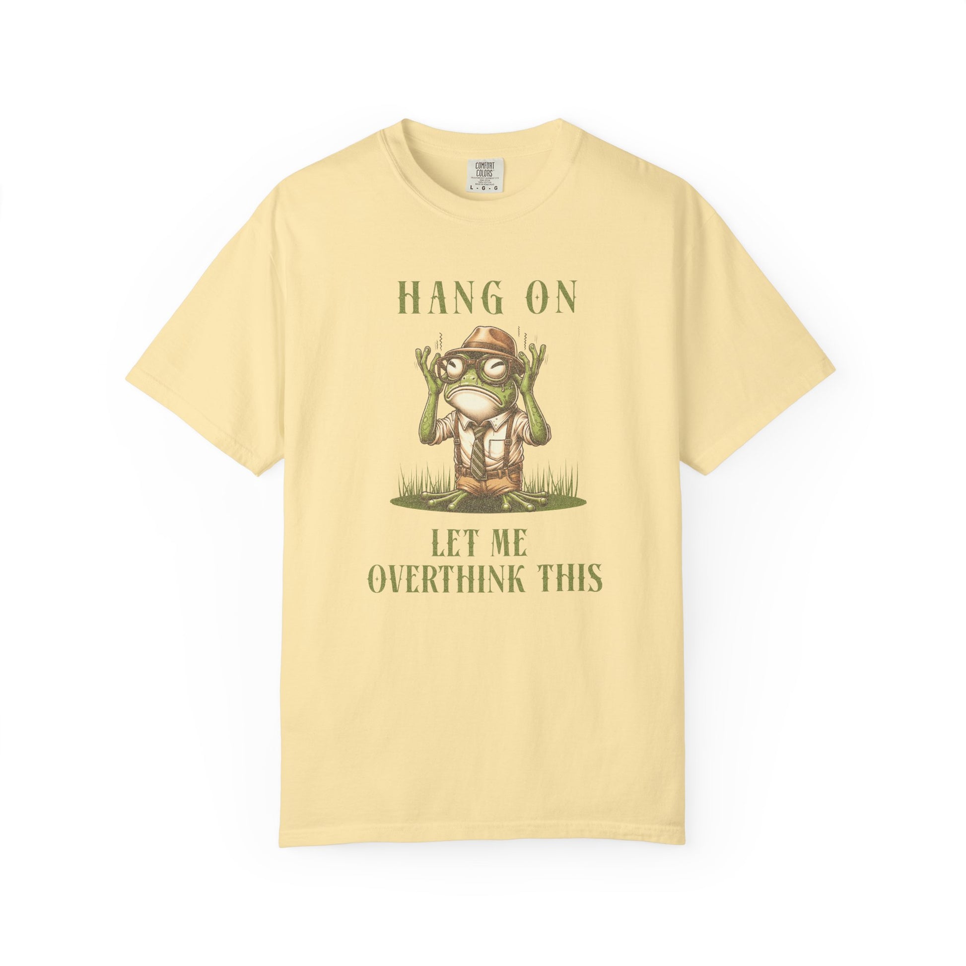 Funny Frog T-Shirt Retro Froggy Meme Shirt Vintage Frog And Toad Aesthetic Frog Lover Gift For Her Overthinking Birthday Viral Trendy Shirt T-Shirt Printify Banana S