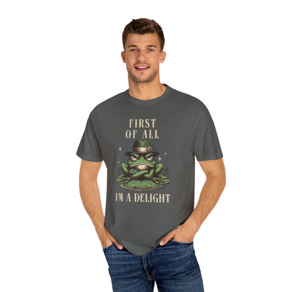 Funny Frog T-Shirt Retro Vibes Froggy Meme Shirt Vintage Frog And Toad Aesthetic Frog Lover Gift For Her Birthday Viral Trendy Shirt T-Shirt Printify