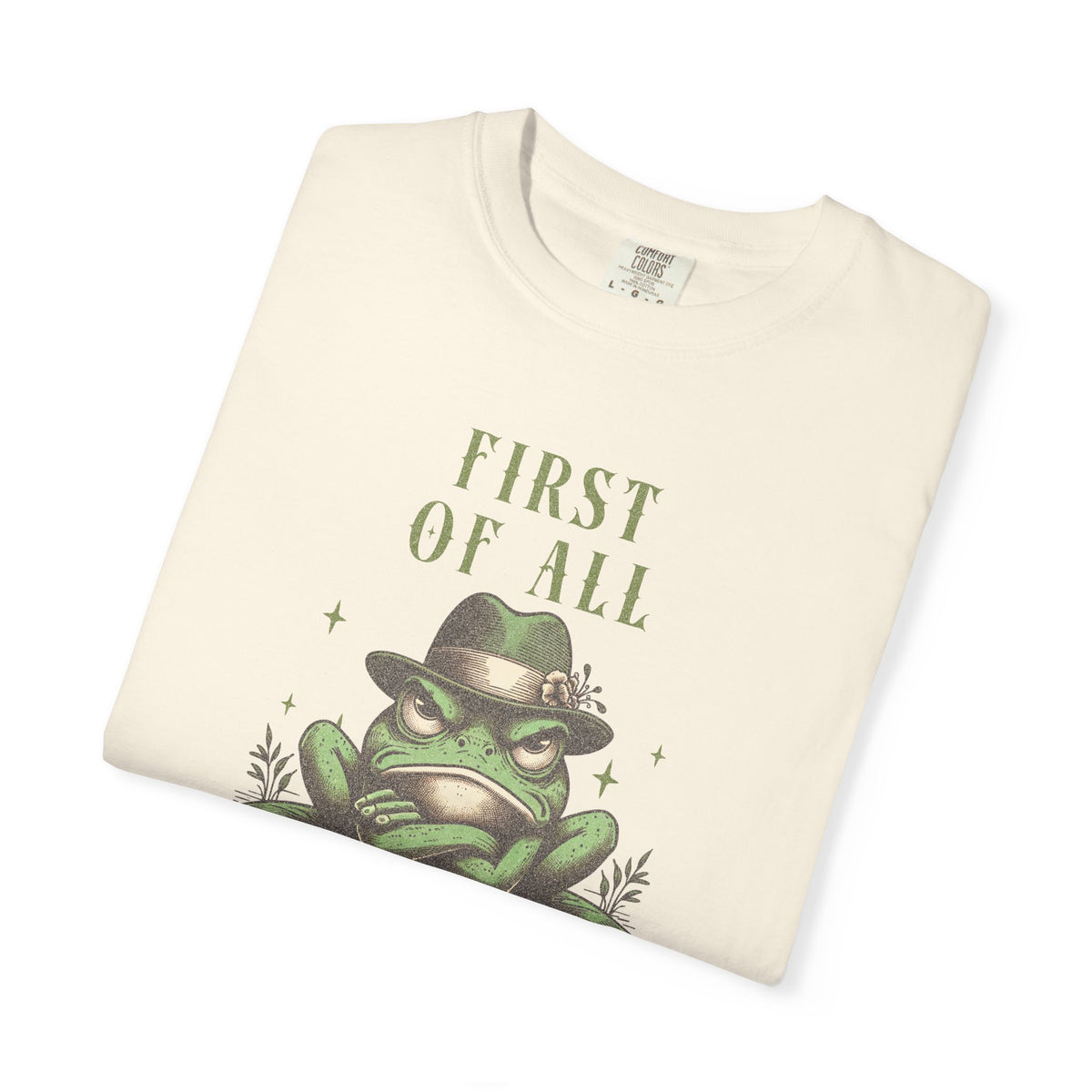 Funny Grumpy Frog T-Shirt Retro Froggy Meme Shirt Vintage Frog And Toad Aesthetic Frog Lover Gift For Her Vibes Birthday Viral Trendy Shirt T-Shirt Printify