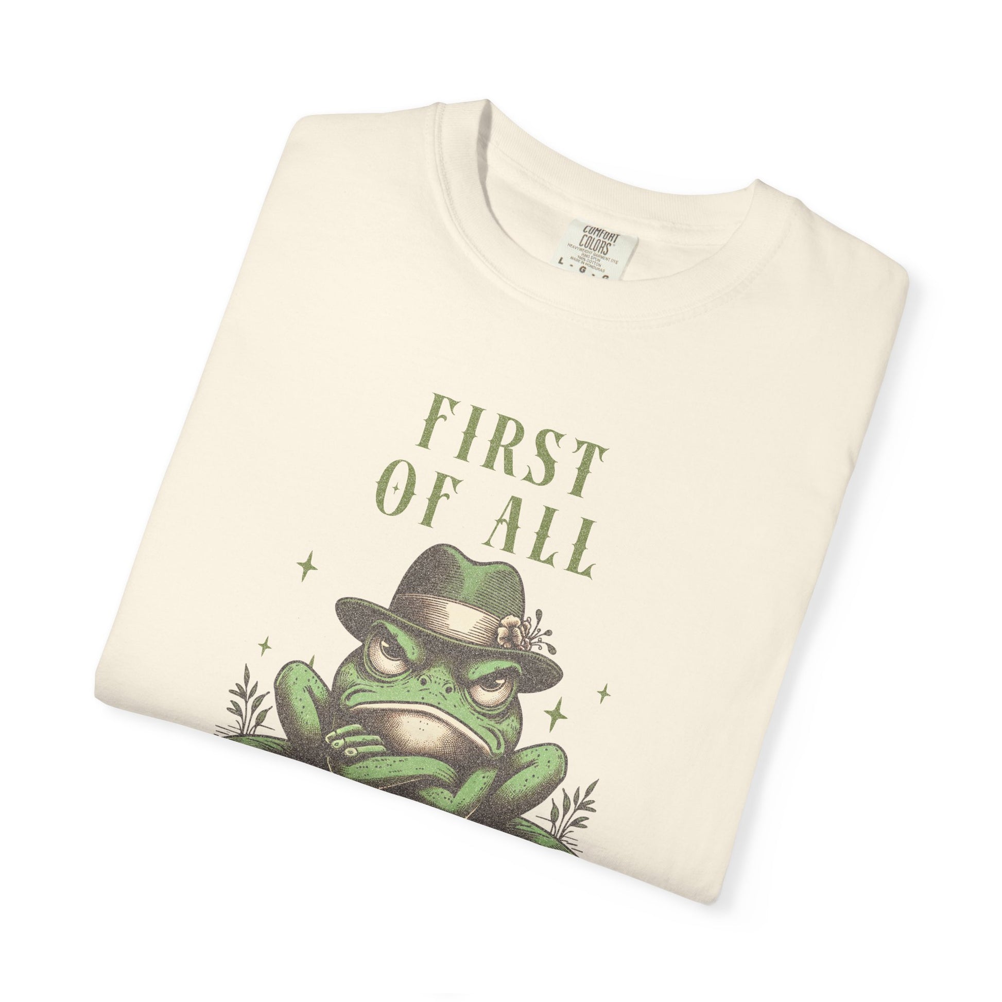 Funny Grumpy Frog T-Shirt Retro Froggy Meme Shirt Vintage Frog And Toad Aesthetic Frog Lover Gift For Her Vibes Birthday Viral Trendy Shirt T-Shirt Printify