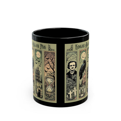 Edgar Allan Poe Mug Gothic Literary Gift For Book Lover Dark Academia Macabre Fall Coffee Cup Halloween Poetember Party Gift For Bookclub Mug Printify