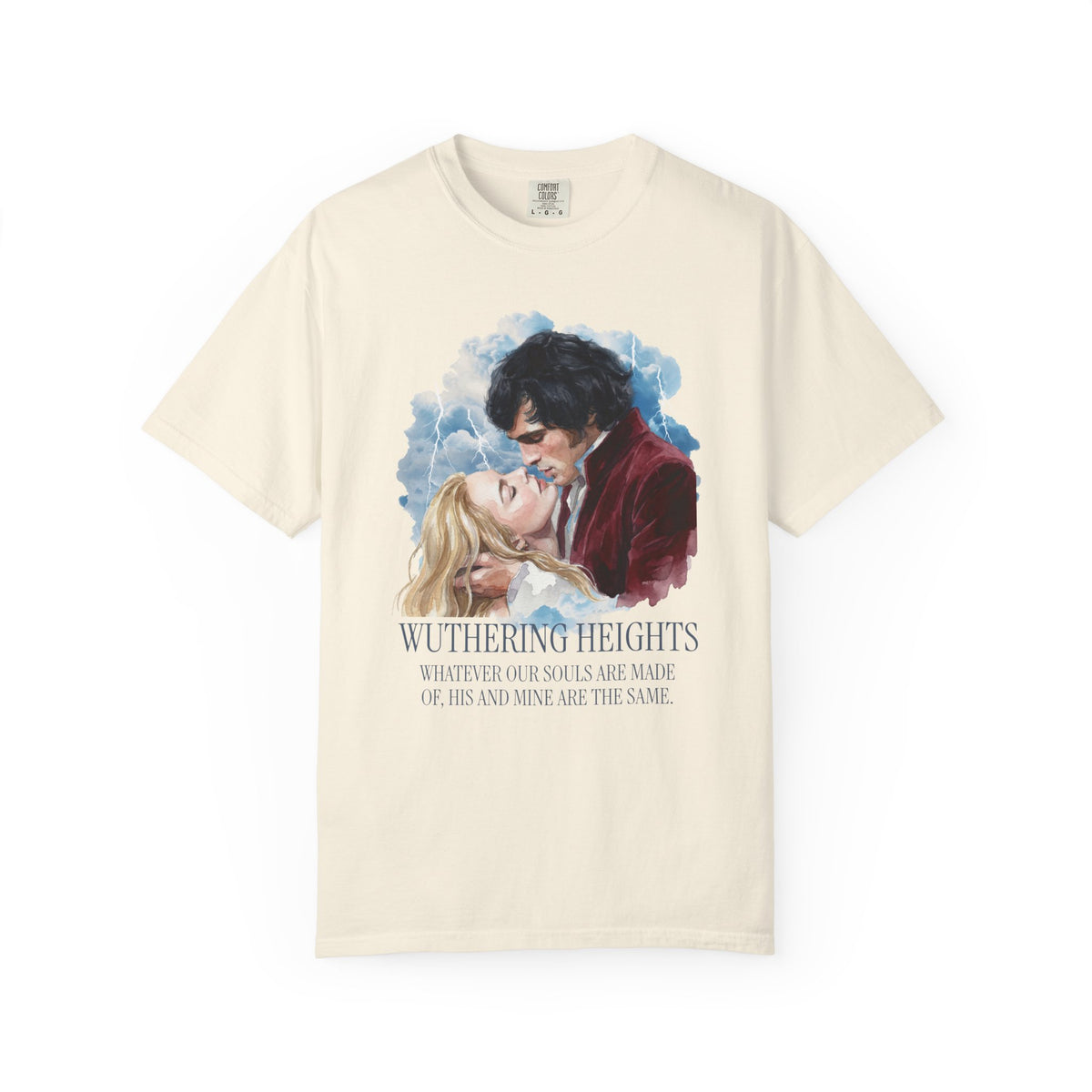 Wuthering Heights Romance Illustration T-shirt | Gothic Novel Quote Tee
