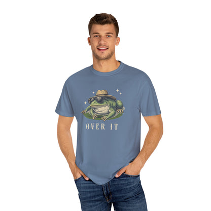Funny Frog T-Shirt Retro Vibes Froggy Meme Shirt Vintage Frog And Toad Aesthetic Frog Lover Gift For Her Birthday Viral Trendy Shirt T-Shirt Printify Blue Jean S