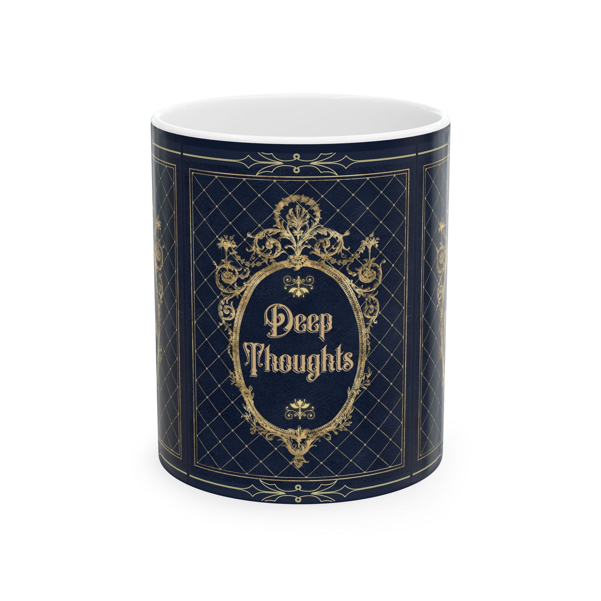 Vintage Victorian Theme Coffee Mug Book Lover Gift For Bookclub Book Lover Literary Gift Light Academia Gift For Christmas Birthday Office Mug Printify 11oz  