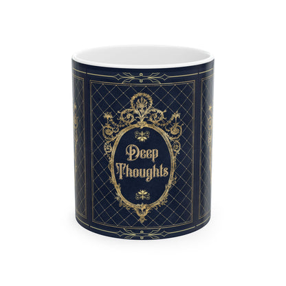 Vintage Victorian Theme Coffee Mug Book Lover Gift For Bookclub Book Lover Literary Gift Light Academia Gift For Christmas Birthday Office Mug Printify 11oz  
