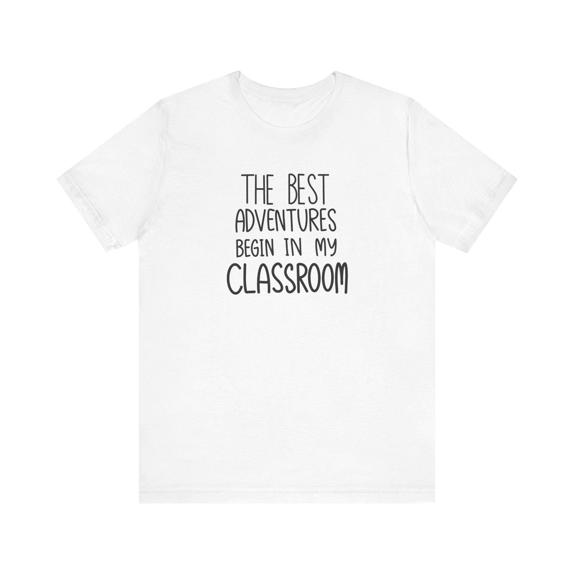 Cute Teacher TShirt Gift, Education Tee, Elementary School Teacher Appreciation, Funny Back To School Shirt, Teacher T-Shirt, Teacher Love T-Shirt Printify White XS 