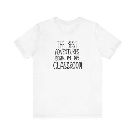 Cute Teacher TShirt Gift, Education Tee, Elementary School Teacher Appreciation, Funny Back To School Shirt, Teacher T-Shirt, Teacher Love T-Shirt Printify White XS 