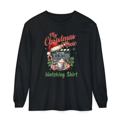 Unisex Garment-dyed Long Sleeve T-Shirt Long-sleeve Printify Black S