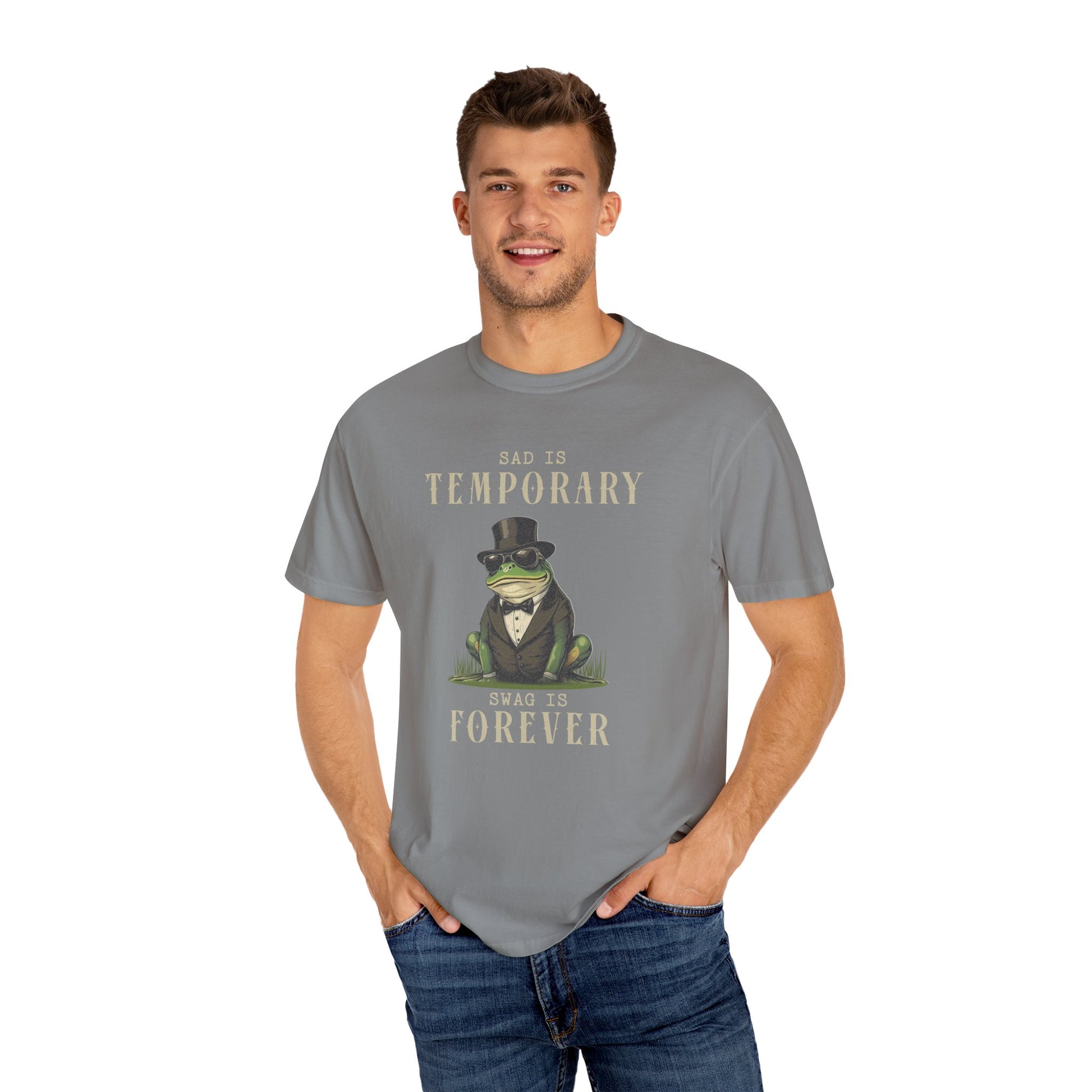 Funny Frog T-Shirt Retro Self Care Froggy Meme Shirt Vintage Frog And Toad Aesthetic Frog Lover Gift For Her Birthday Viral Trendy Shirt T-Shirt Printify