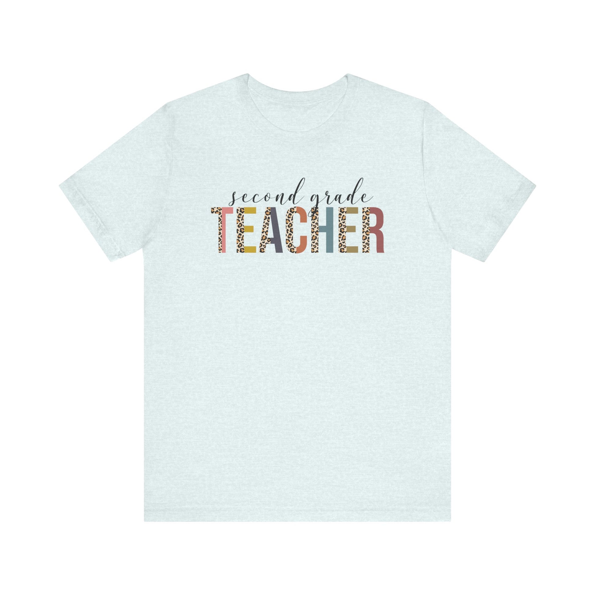 Cute Teacher TShirt Gift, Education Tee, Elementary School Teacher Appreciation, Funny Back To School Shirt, Teacher T-Shirt, Teacher Tee T-Shirt Printify Heather Ice Blue XS 