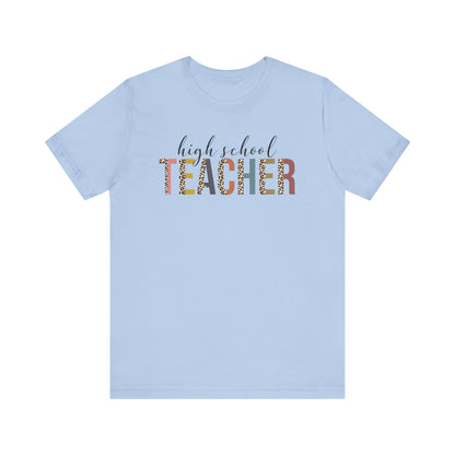 Cute Teacher TShirt Gift, Education Tee, Elementary School Teacher Appreciation, Funny Back To School Shirt, Teacher T-Shirt, Teacher Tee T-Shirt Printify Baby Blue XS 