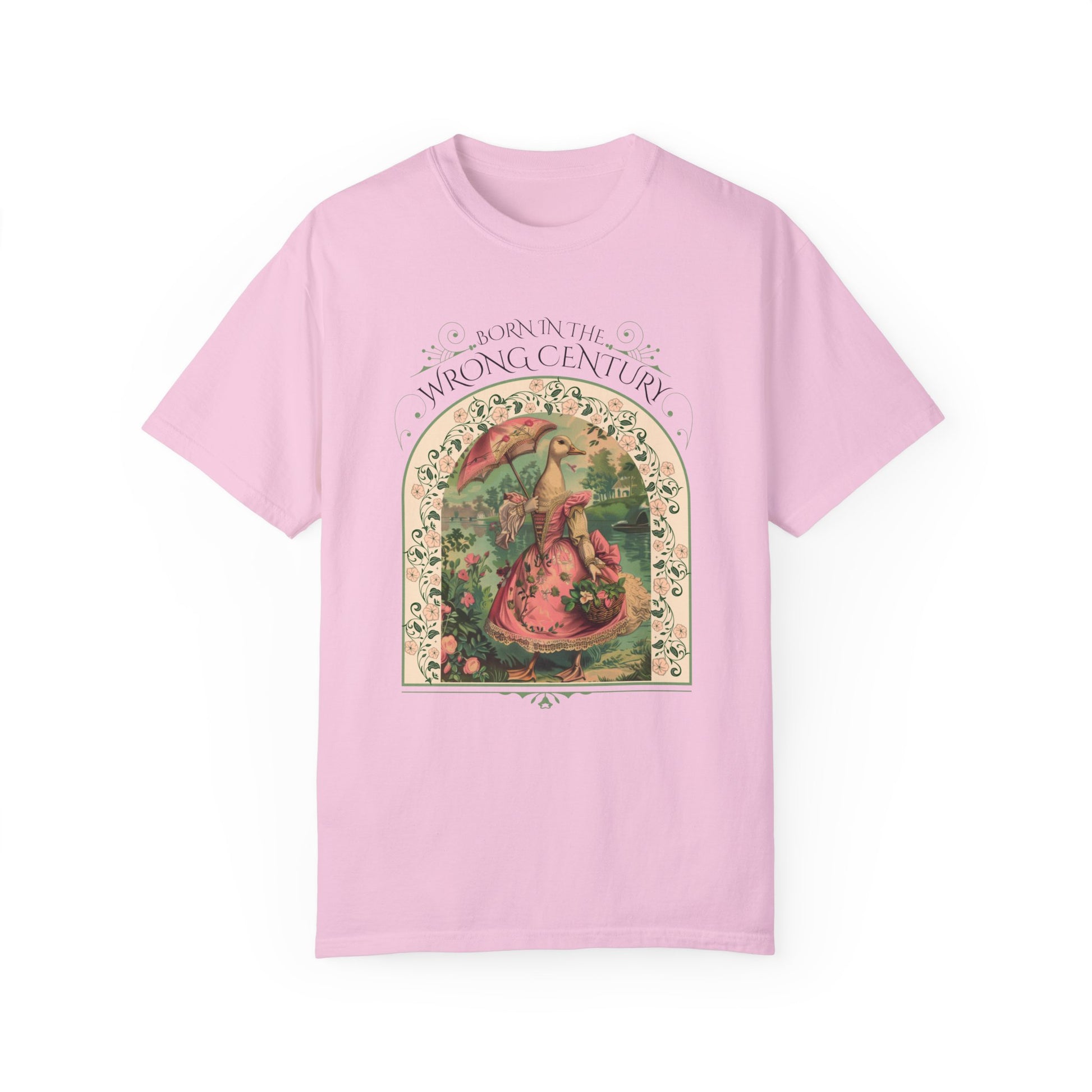 Historical Romance Reader TShirt Gift For Regency Victorian Period Goose Lover Shirt Regency Romance Book Gift For Her Vintage Goose Design T-Shirt Printify   
