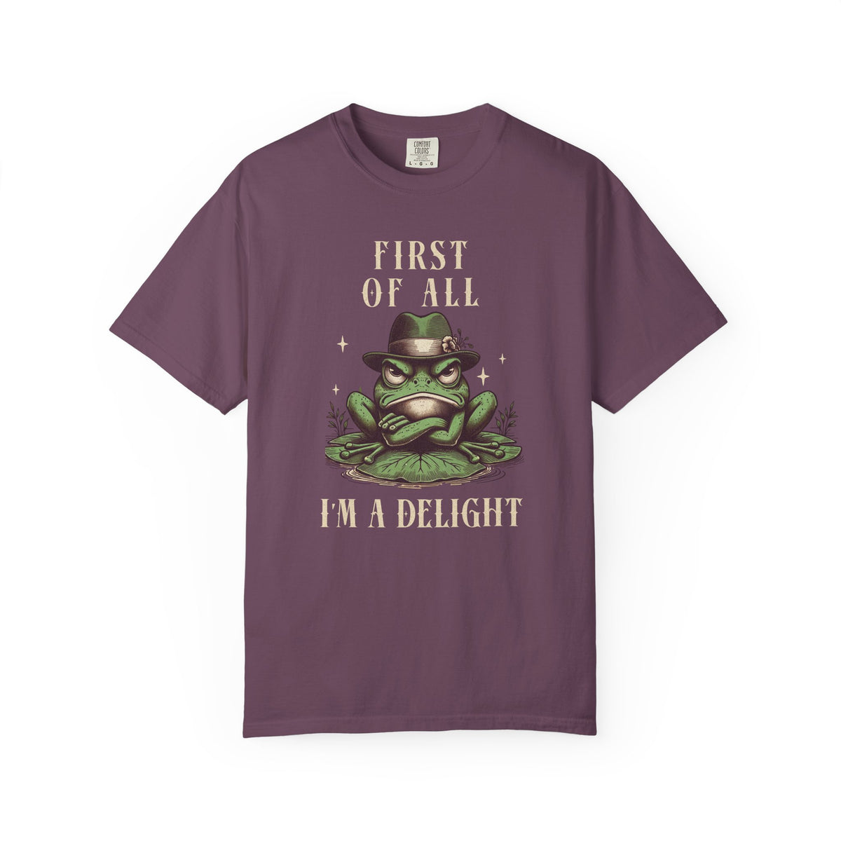 Funny Frog T-Shirt Retro Vibes Froggy Meme Shirt Vintage Frog And Toad Aesthetic Frog Lover Gift For Her Birthday Viral Trendy Shirt T-Shirt Printify Berry S