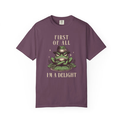 Funny Frog T-Shirt Retro Vibes Froggy Meme Shirt Vintage Frog And Toad Aesthetic Frog Lover Gift For Her Birthday Viral Trendy Shirt T-Shirt Printify Berry S