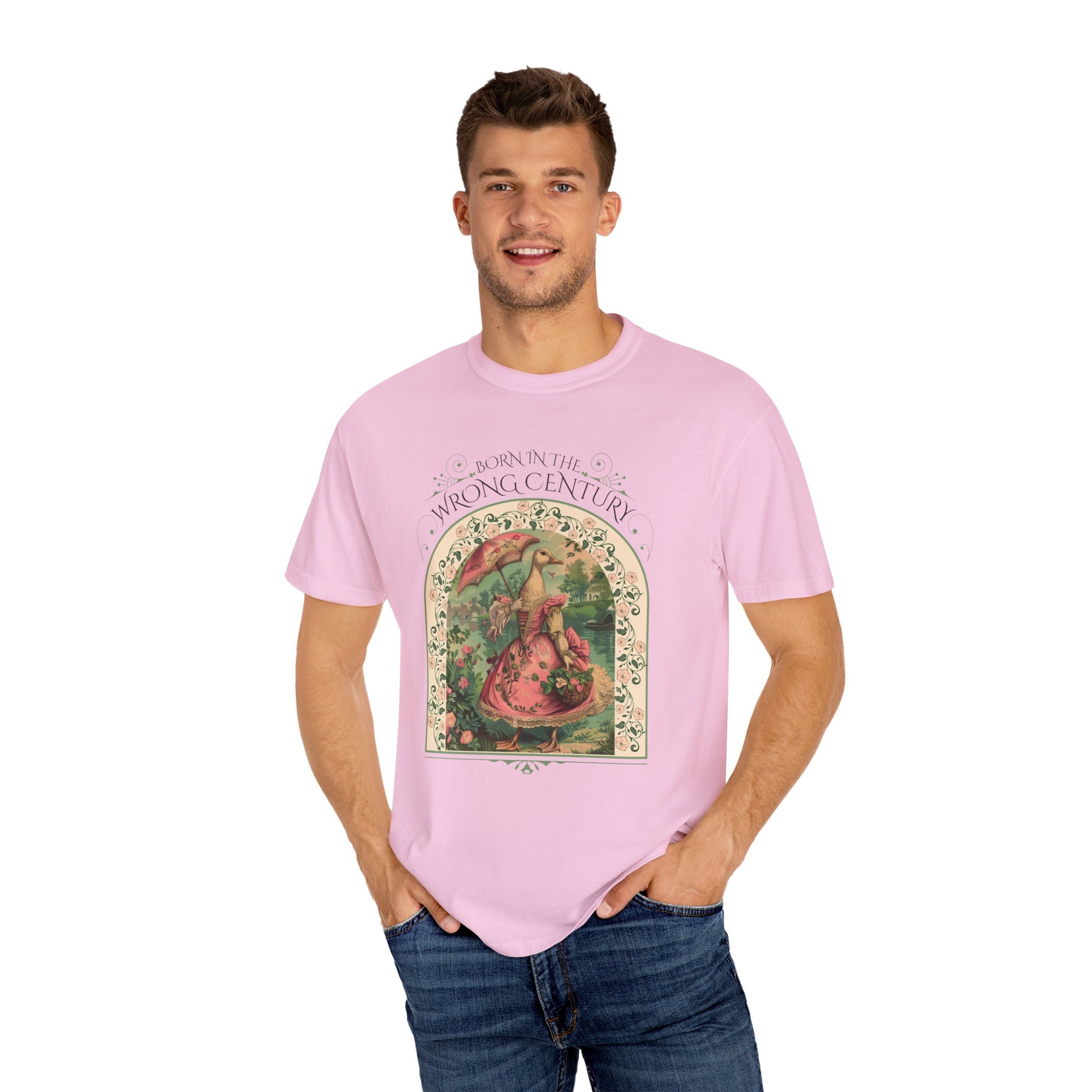 Historical Romance Reader TShirt Gift For Regency Victorian Period Goose Lover Shirt Regency Romance Book Gift For Her Vintage Goose Design T-Shirt Printify   