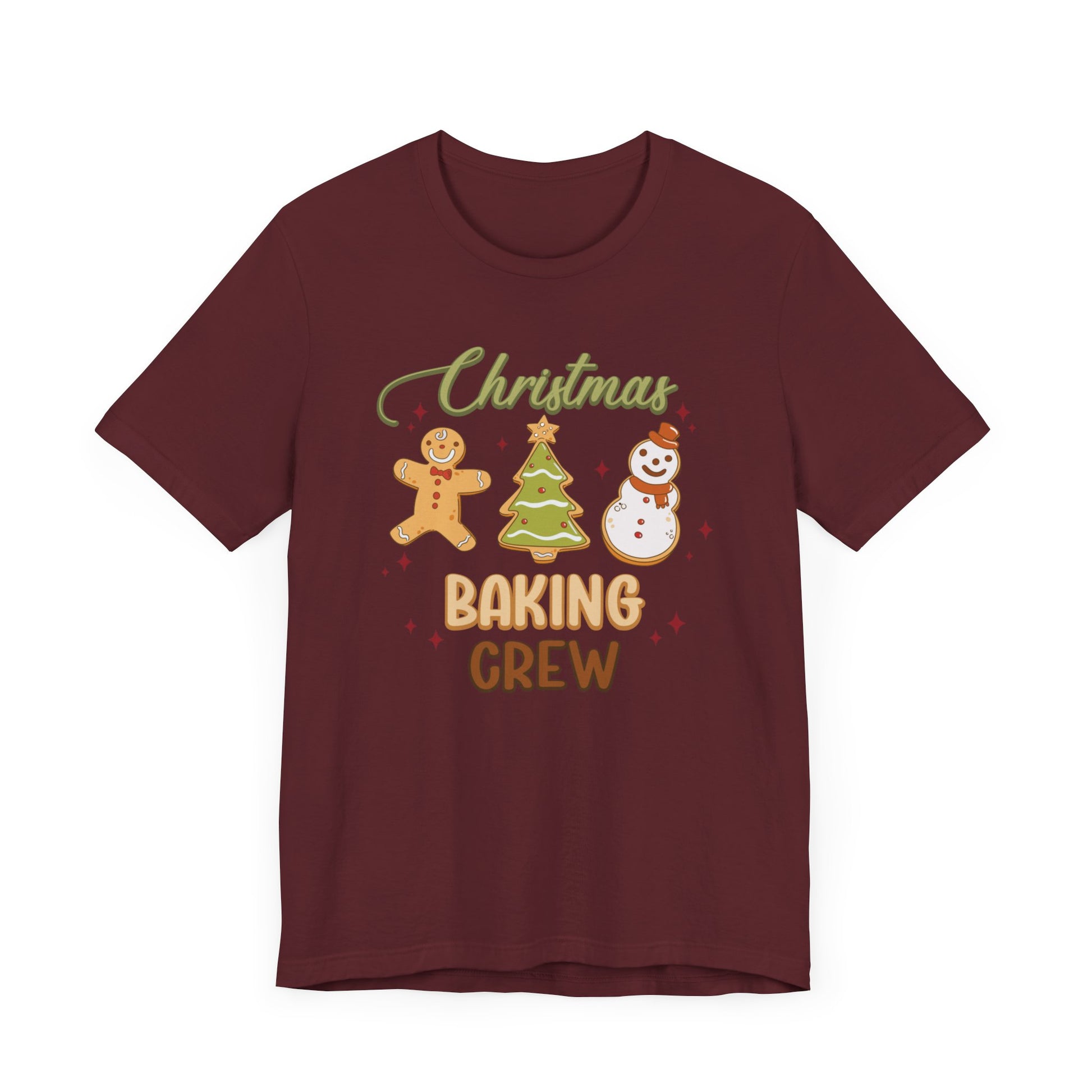 Christmas Baking Crew Shirt, Christmas Baking Team Matching TShirt, Christmas Baking Shirt, Women's Christmas Shirts, Christmas Cookie Crew T-Shirt Printify   