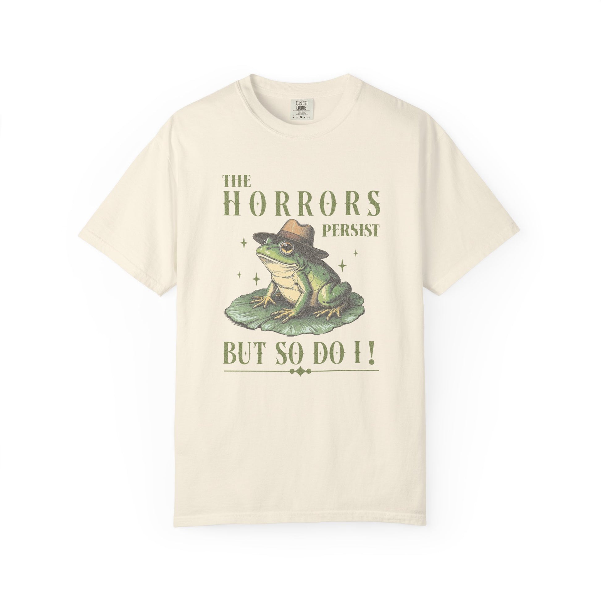 Funny Frog T-Shirt Retro Froggy Meme Shirt Vintage Frog And Toad Aesthetic Frog Lover Gift For Her Calm Vibes Birthday Viral Trendy Shirt T-Shirt Printify Ivory S