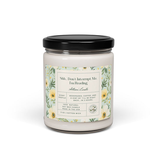 Personalized Soy Candle Funny Book Lover Gift For Mom Custom Gift Book Club Gift For Her Birthday Booknerd Candle Gift For Reader Bookworm Home Decor Printify Clean Cotton 9oz